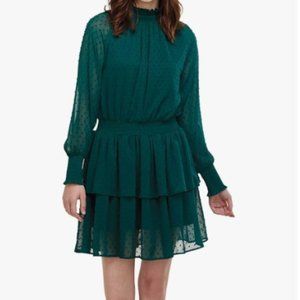 Kelly Green Mudpie Long Sleeve Dress Size Large